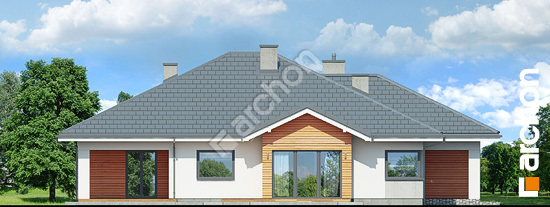 Боковой фасад Дом в джонагольдах 4 (Г2)