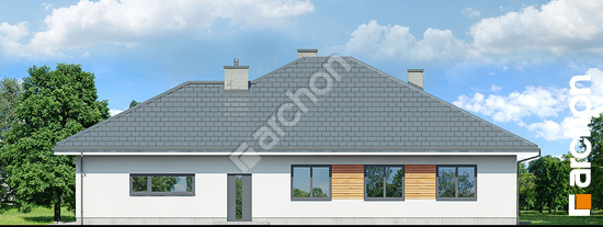 Боковой фасад Дом в джонагольдах 4 (Г2)