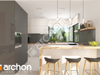 Проект будинку ARCHON+ Будинок в джонагольдах 4 (Г2) візуалізація кухні 1 від 1