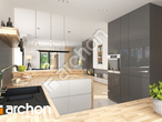 Проект дома ARCHON+ Дом в джонагольдах 4 (Г2) визуализация кухни 1 вид 2