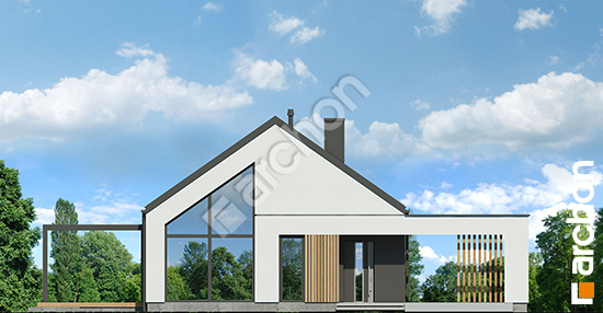 Передний фасад Будинок в оливниках 5 (Е)