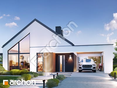 Проект дома ARCHON+ Будинок в оливниках 5 (Е) 