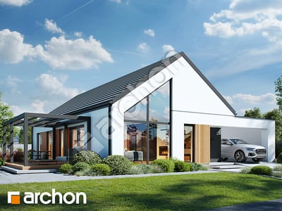 Проект дома ARCHON+ Будинок в оливниках 5 (Е) Вид 2