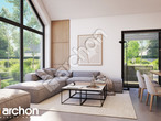 Проєкт будинку ARCHON+ Будинок в оливниках 5 (Е) денна зона (візуалізація 1 від 4)