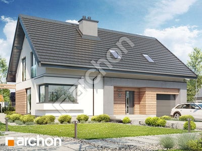 Проєкт будинку ARCHON+ Будинок у гвоздиках (П) 