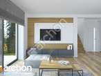 Проект будинку ARCHON+ Будинок у гвоздиках (П) денна зона (візуалізація 1 від 2)