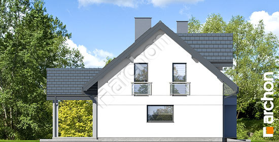 Боковой фасад Дом в малиновках 16 (Г)