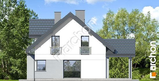 Боковой фасад Дом в малиновках 16 (Г)