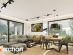 Проект будинку ARCHON+ Будинок в малинівці 16 (Г) денна зона (візуалізація 1 від 6)