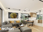 Проект дома ARCHON+ Дом в малиновках 16 (Г) дневная зона (визуализация 1 вид 3)