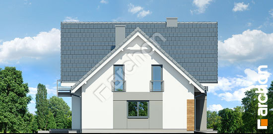 Бочний фасад Будинок в орлішках (Г2A)