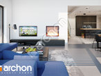 Проект дома ARCHON+ Дом в аромах (Г2) дневная зона (визуализация 1 вид 1)