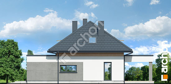 Боковой фасад Дом в подснежниках 16 (Г2)