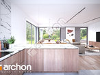 Проект будинку ARCHON+ Будинок в підсніжниках 16 (Г2) візуалізація кухні 1 від 2