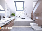 Проект будинку ARCHON+ Будинок в підсніжниках 16 (Г2) візуалізація ванни (візуалізація 3 від 3)