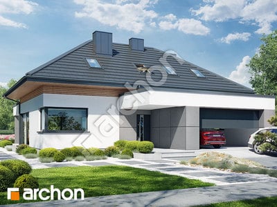 Проект будинку ARCHON+ Будинок в підсніжниках 16 (Г2) Вид 2