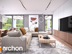 Проект будинку ARCHON+ Будинок в підсніжниках 16 (Г2) денна зона (візуалізація 1 від 1)