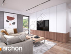 Проект будинку ARCHON+ Будинок в підсніжниках 16 (Г2) денна зона (візуалізація 1 від 2)