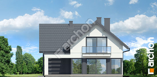 Дворовой фасад Дом в ракитнике