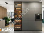 Проект дома ARCHON+ Дом в ракитнике визуализация кухни 1 вид 1