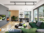Проект будинку ARCHON+ Будинок в жарновці денна зона (візуалізація 1 від 2)