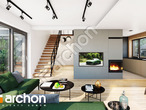 Проект дома ARCHON+ Дом в ракитнике дневная зона (визуализация 1 вид 1)