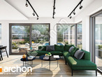 Проект дома ARCHON+ Дом в ракитнике дневная зона (визуализация 1 вид 3)