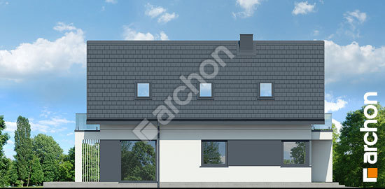 Бочний фасад Будинок в сон-траві 6 (Г)