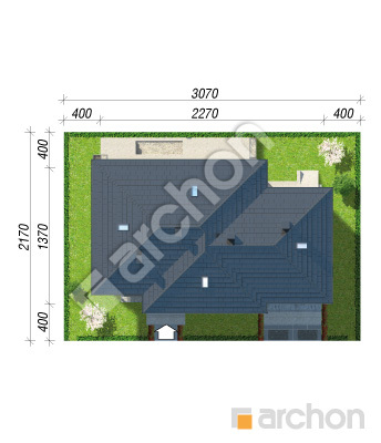 Проект дома ARCHON+ Дом в альвах 5 (Г2) Ситуація