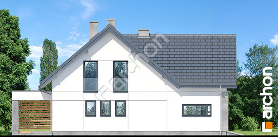 Боковой фасад Дом в лобо (Г2)