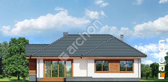 Дворовой фасад Дом в вереске (Мп)