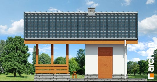 Боковой фасад Беседка A5 