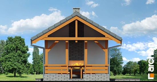 Передний фасад Беседка A5 