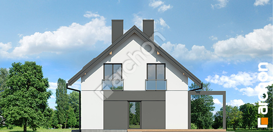 Бочний фасад Будинок в малинівці 37