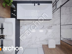 Проект будинку ARCHON+ Будинок в малинівці 37 візуалізація ванни (візуалізація 3 від 4)