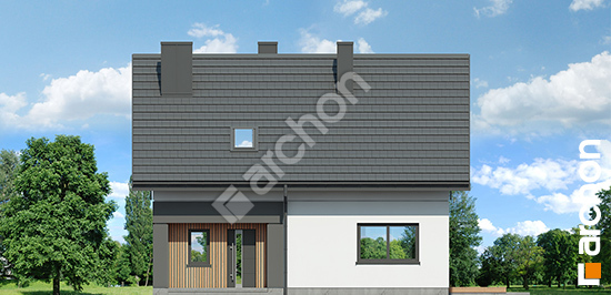 Передний фасад Дом в малиновках 37