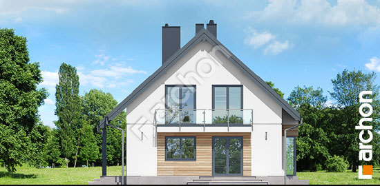 Боковой фасад Дом в папоротнике вер.2