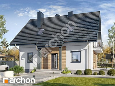 Проєкт будинку ARCHON+ Будинок в папороті вер. 2 