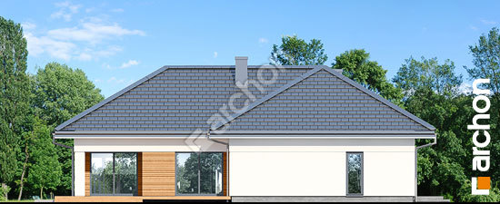 Дворовой фасад Дом в старках (Г2)