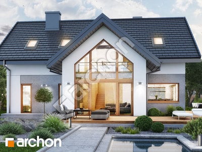 Проект дома ARCHON+ Дом в брунерах 4 