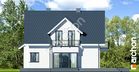 Боковой фасад Дом в тамарисках 2 (Г2НА)