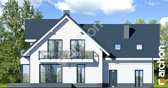 Дворовой фасад Дом в тамарисках 2 (Г2НА)