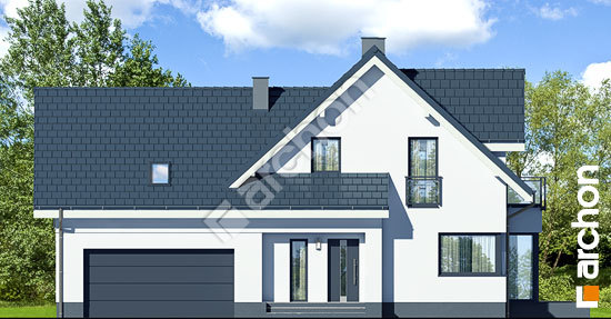 Передний фасад Дом в тамарисках 2 (Г2НА)