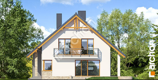 Бочний фасад Будинок в айдаредах 8 (Г2П)