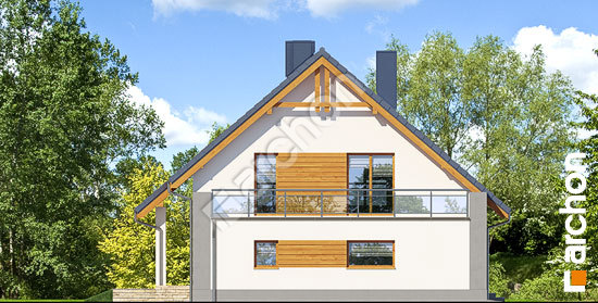 Бочний фасад Будинок в айдаредах 8 (Г2П)