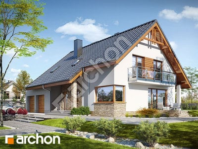 Проект дома ARCHON+ Дом в айдаредах 8 (Г2П) 