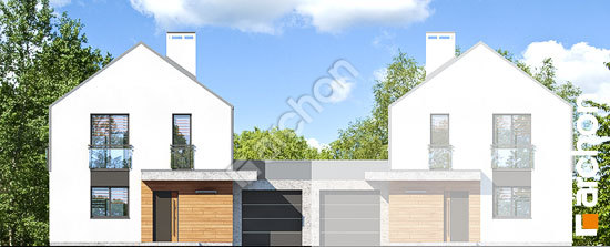 Передній фасад Будинок в аркадіях 3 (ГБ)