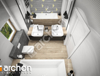 Проект будинку ARCHON+ Будинок в галах 5 візуалізація ванни (візуалізація 3 від 4)