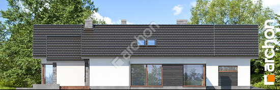 Боковой фасад Дом в кливиях 4 (Г2)