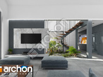 Проект будинку ARCHON+ Будинок в клівіях 4 (Г2) денна зона (візуалізація 1 від 2)